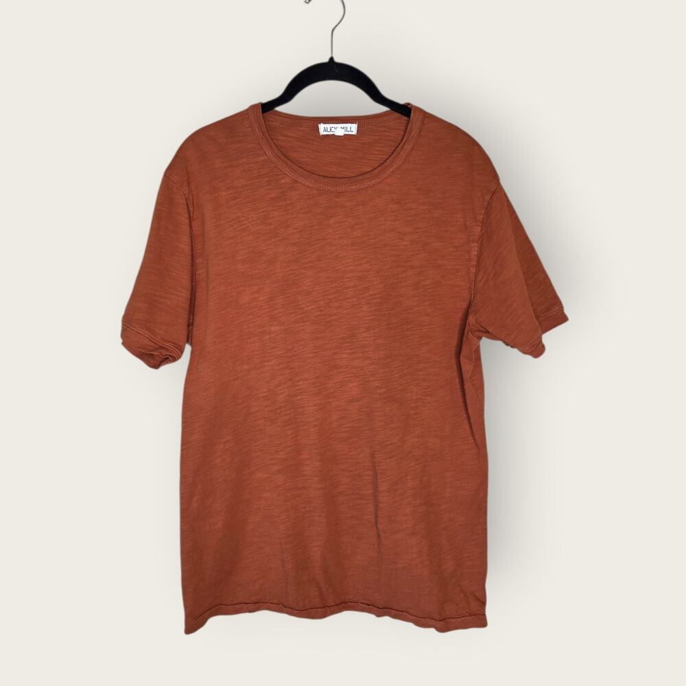 Alex Mill Rust Terracotta 100% Cotton T-Shirt Men's Medium